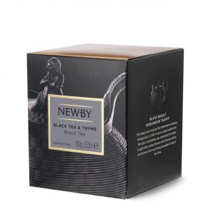 Чай черный с чабрецом Newby Black Tea Thyme в картонной пачке - 100 г (Англия)