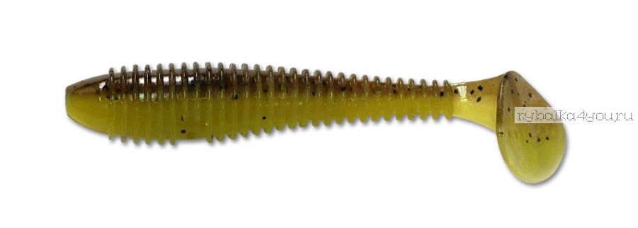 Приманка силиконовая Keitech Swing Impact Fat 4,3" 110 мм / упаковка 5 шт/ цвет:  PAL 10 Bumble Bee