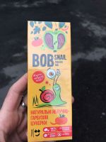 Пастила яблочно-тыквенная Bob Snail,30 грамм