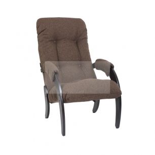 Кресло для отдыха Модель 61 (венге/ Мальта -15) Ткань