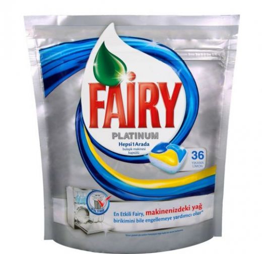 Fairy Platinum Капсулы для посудомоечной машины 36 штук