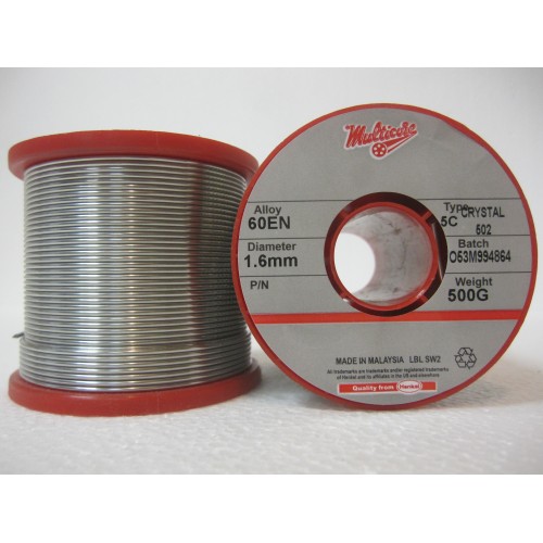Припой Multicore Crystal 502 SN60/Pb40 1.6 мм