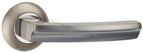 Ручка раздельная ALFA TL SN/CP-3 матовый никель/хром АРТ: 33027