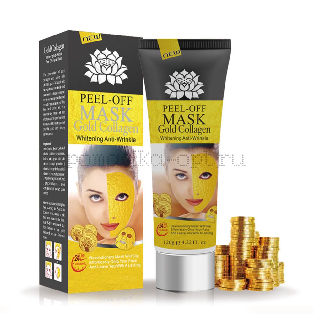 Маска-пленка для кожи лица Y W F Peel-off mask Gold Collagen Whitening Anti-Wrinkle