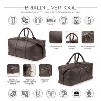Дорожно-спортивная сумка BRIALDI Liverpool (Ливерпуль) relief brown