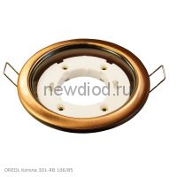 Точечный Светильник OREOL Korona 301-RB 106/85mm под лампу GX53 H4 Бронза