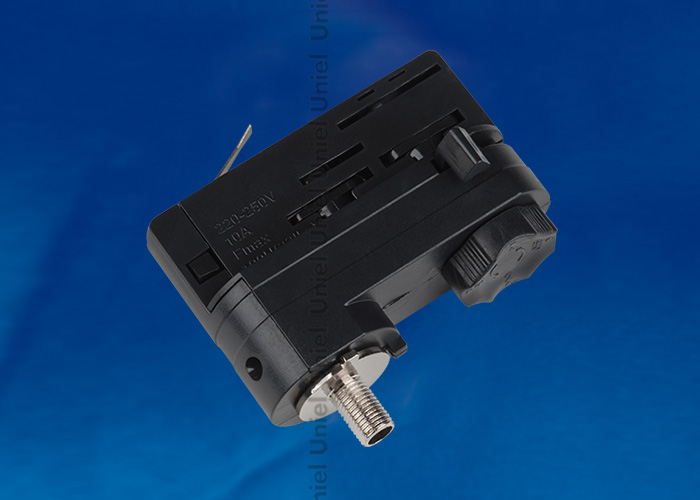 Адаптер для 3-фазного шинопровода Uniel черный UBX-A61 BLACK