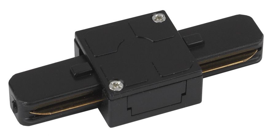 Коннектор прямой для однофазного шинопровода модели TR6  ЭРА TR7-C 2W I BK