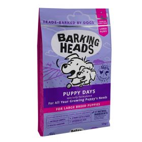 Barking Heads для щенков крупных пород с курицей, лососем и рисом "Щенячьи деньки"  18 кг