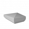 Полукрышка Пирамида Европласт Лепнина 4.76.111 Ш270хВ85хГ135 мм