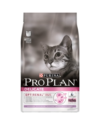 Сухой корм для кошек с чувствительным пищеварением ProPlan (Проплан) Delicate с индейкой