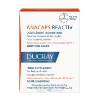 Ducray Anacaps Reactiv Витамины для волос и ногтей, 30 капс.