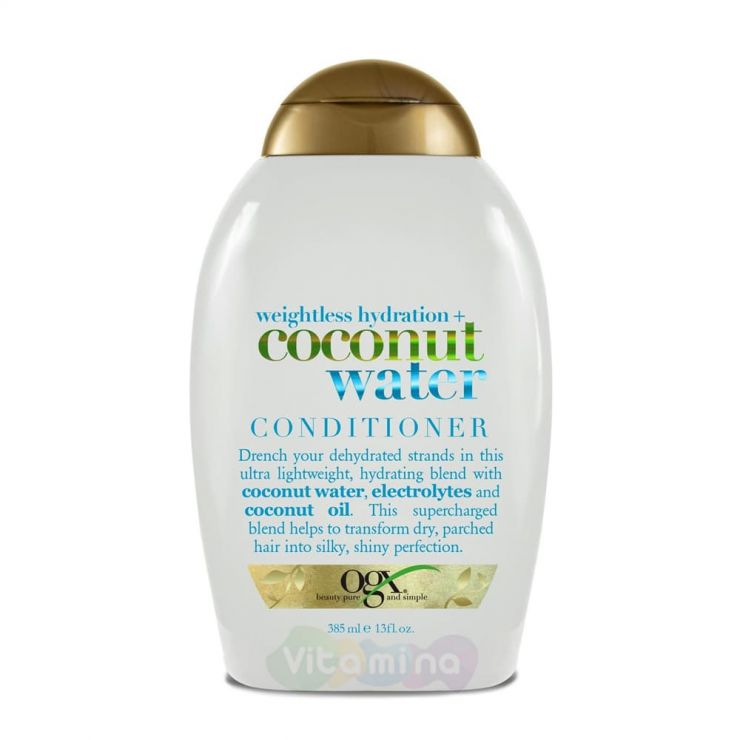 Ogx Кондиционер питательный с кокосовой водой «Невесомое увлажнение», 385 мл