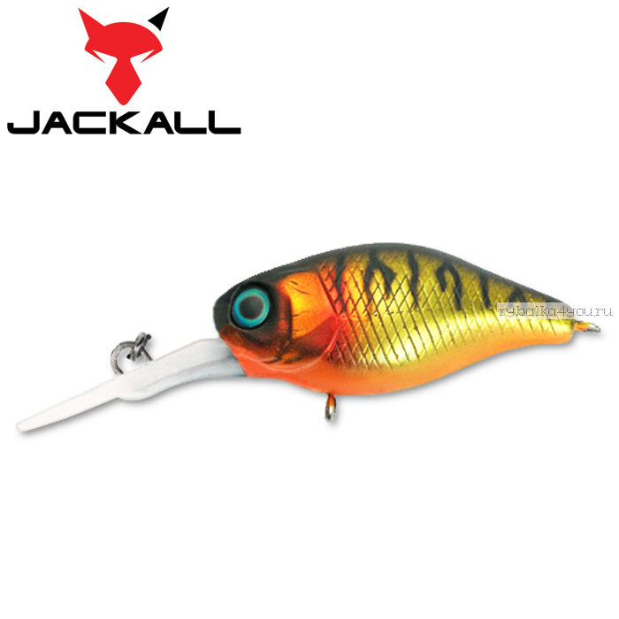 Воблер Jackall Diving Chubby 38F 38 мм / 4,3 гр / Заглубление: 1 - 1,5 м / цвет: mat gold tiger