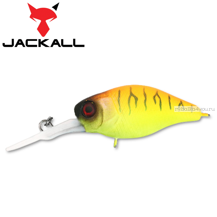 Воблер Jackall Diving Chubby 38F 38 мм / 4,3 гр / Заглубление: 1 - 1,5 м / цвет: tropical mat tiger
