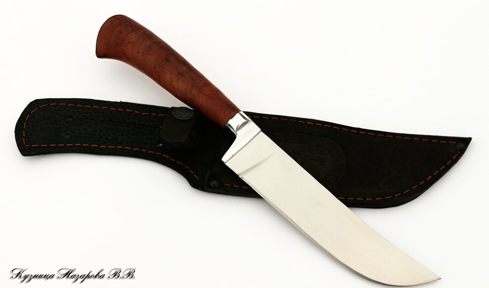 Нож Узбекский пчак, сталь 95х18, рукоять дерево бубинга