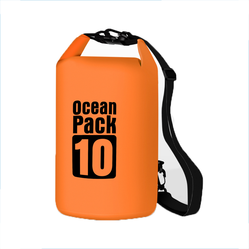 Водонепроницаемая Сумка-Мешок Ocean Pack, 10 L, Цвет Оранжевый