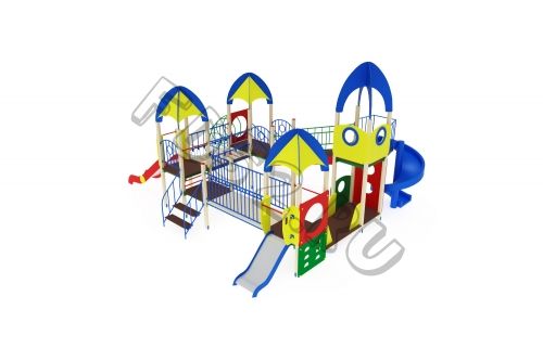 Детский игровой комплекс                            Космопорт Горки 750, 1500, 2000                                           7170х8170х4220