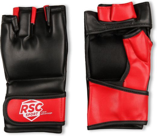 Перчатки для ММА RSC BF-MM-4001 красно-черные