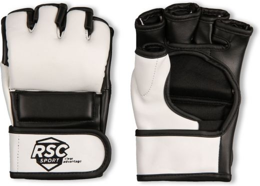 Перчатки для ММА RSC BF-MM-4006 бело-черные