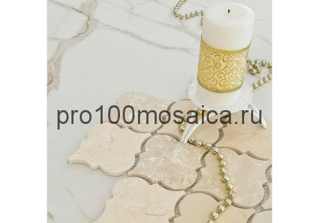 ROVENA LIGHT Мозаика мрамор,  размер, мм: 335*250*8 (ORRO Mosaic)