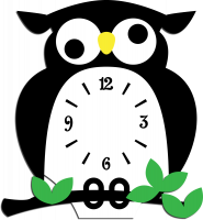 Часы настенные сова