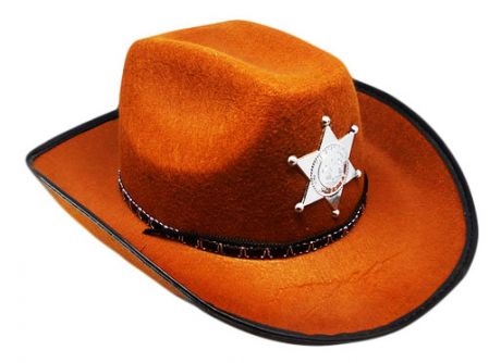 Шляпа Шерифа (коричневая)