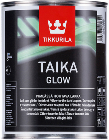 Лак с Эффектом Свечения Tikkurila Taika Glow 0.33л / Тиккурила Тайка Глоу