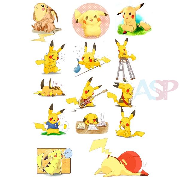 Стикеры Pikachu