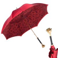 Зонт-трость Pasotti Becolore Rosso Rosa Oro Roza