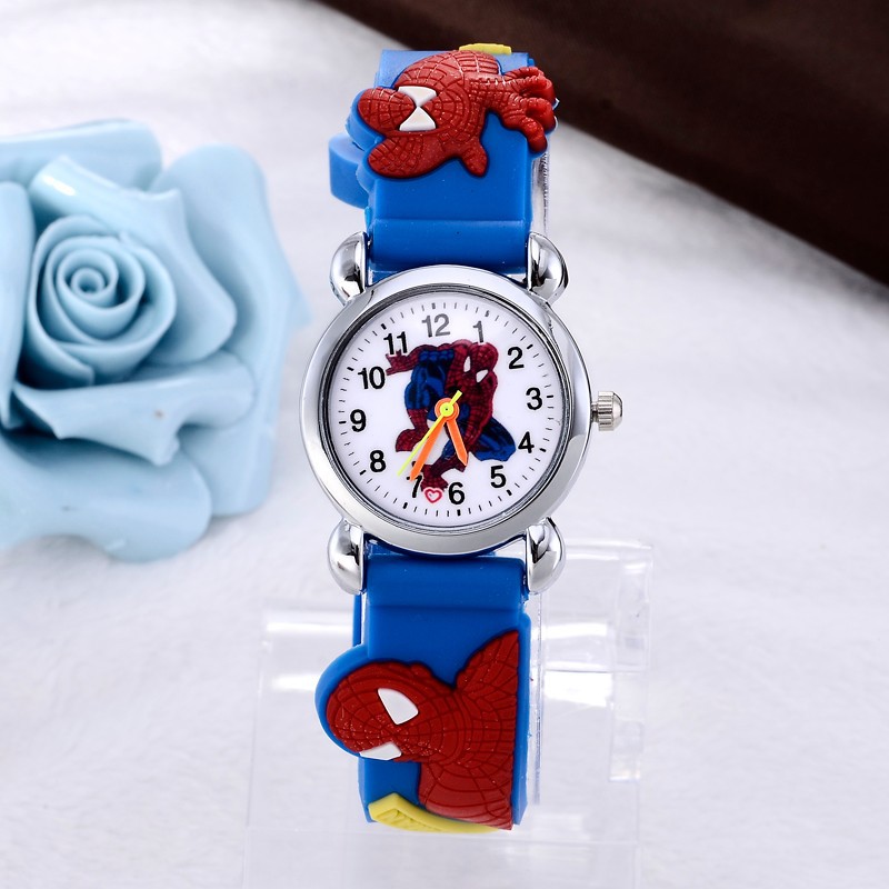 Наручные часы Человек Паук синего цвета