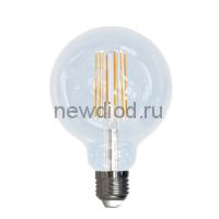 Лампа светодиодная LED-G95-15W/3000K/E27/CL PLS02WH Ф "шар" прозрачная серия Sky 3000K ТМ Uniel