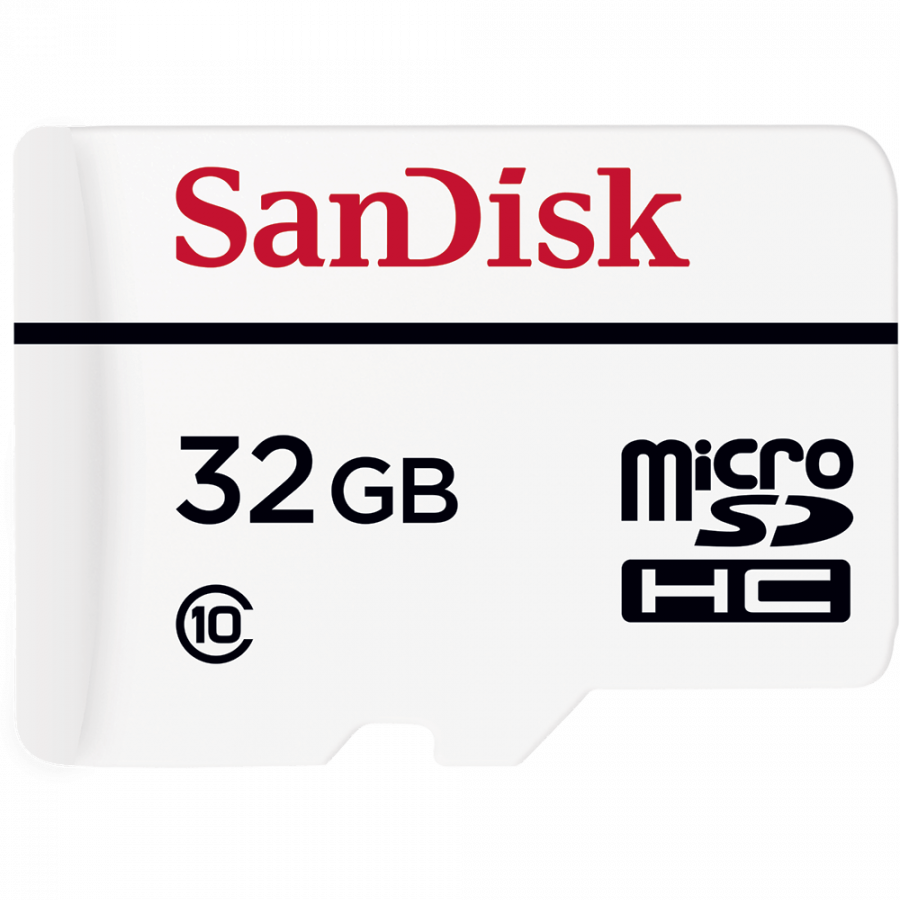 Карта памяти SanDisk High Endurance Video Monitoring microSD UHS-I  Class 10 32GB + SD адаптер