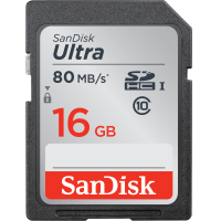 Карта памяти SanDisk Ultra SDHC/SDXC UHS-I  Class 10 16 GB