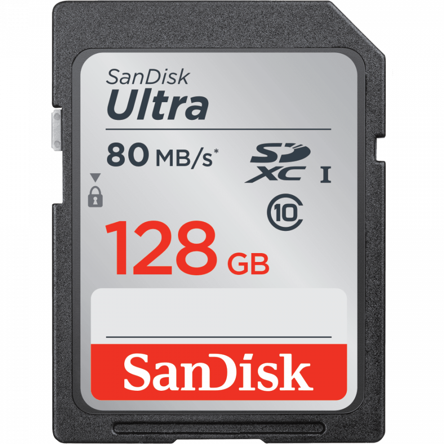 Карта памяти SanDisk Ultra SDHC/SDXC UHS-I  Class 10 128 GB