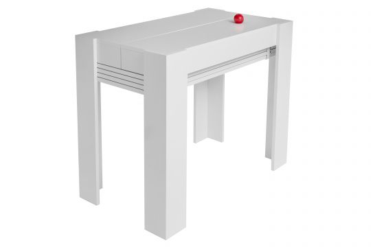 Стол консоль-трансформер Barel XL White- Premium Глянец