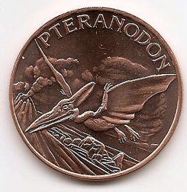Птеранодон США Монетовидный жетон