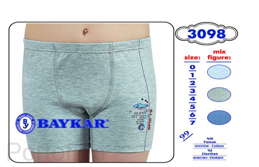 3098 Боксеры для мальчика Baykar