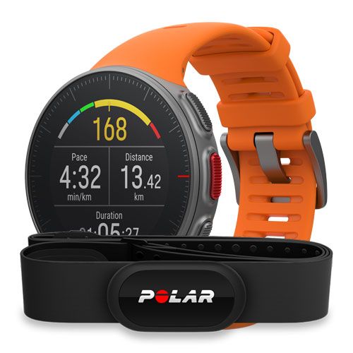 Мультиспортивные GPS-часы POLAR Vantage V с датчиком H10, цвет: оранжевый