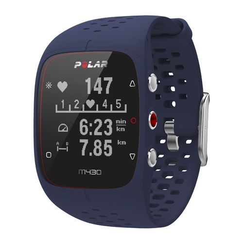 Часы для бега с GPS POLAR M430, цвет темно-синий
