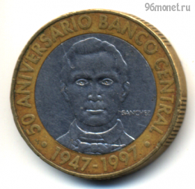Доминикана 5 песо 1997