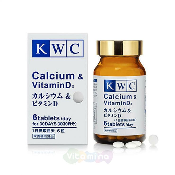 KWC Кальций и Витамин D3, 180 табл.