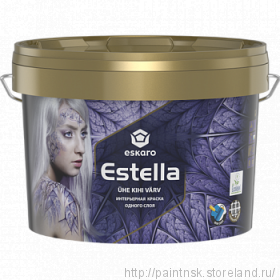 Краска одного слоя Estella с высокой укрывистостью