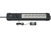 Удлинитель Brennenstuhl Premium-Line Comfort Switch Plus 6 розеток отключаемые пультом, 3 метра, кабель H05VV-F 3G1,5 (1156050070)