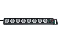 Сетевой фильтр Brennenstuhl Super-Solid 13500 А, 8 розеток, 2,5 метра, черный, кабель H05VV-F 3G1,5 (1153380318)