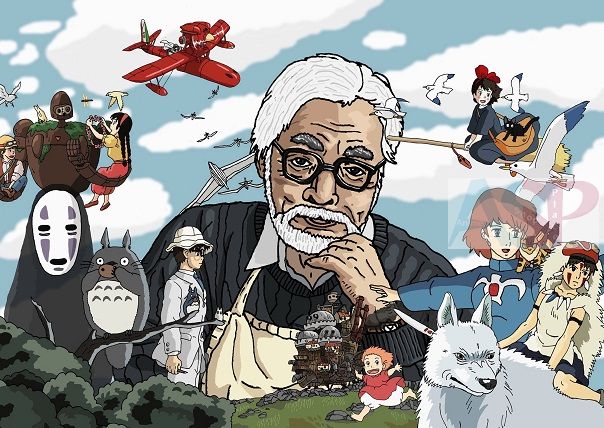 Плакат Hayao Miyazaki