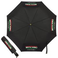 Зонт складной Moschino 8015-OCA Tricolore Black