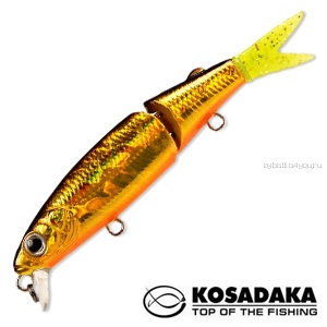 Воблер Kosadaka Cord-R XS 70F 70 мм / 4,15 гр / Заглубление: 0 - 0,3 м / цвет: HGBL