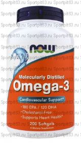 NOW Omega 3 1000 мг (200 капс)