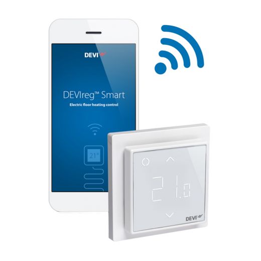 Терморегулятор DEVIreg Smart Pure White  Wi-Fi, 16 белый